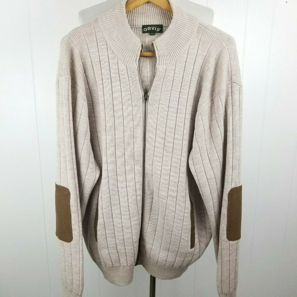 orvis mens cardigan